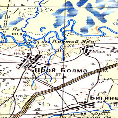 Avenza Systems Inc. Soviet Genshtab - o39-104 - Russia digital map
