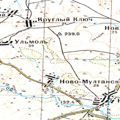Avenza Systems Inc. Soviet Genshtab - o39-105 - Russia digital map