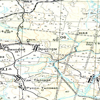 Avenza Systems Inc. Soviet Genshtab - o39-106 - Russia digital map