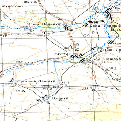 Avenza Systems Inc. Soviet Genshtab - o39-111 - Russia digital map