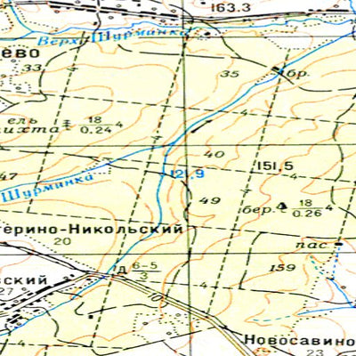 Avenza Systems Inc. Soviet Genshtab - o39-113 - Russia digital map