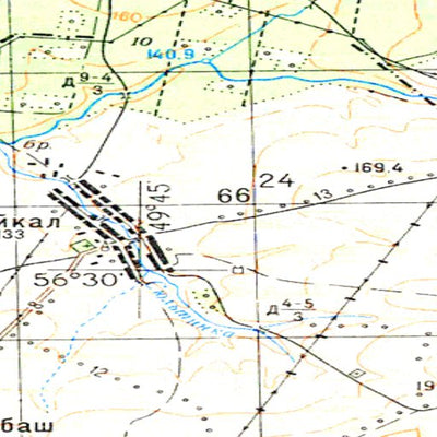 Avenza Systems Inc. Soviet Genshtab - o39-124 - Russia digital map