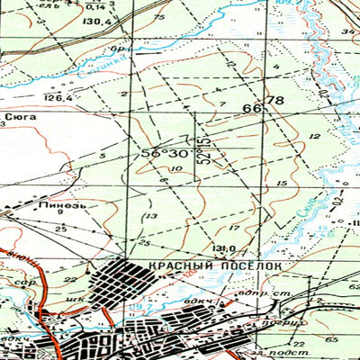 Avenza Systems Inc. Soviet Genshtab - o39-129 - Russia digital map