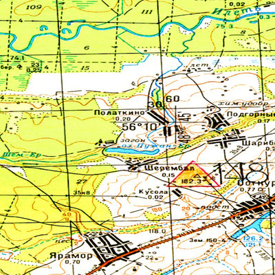 Avenza Systems Inc. Soviet Genshtab - o39-134 - Russia digital map