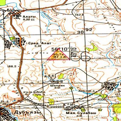 Avenza Systems Inc. Soviet Genshtab - o39-135 - Russia digital map