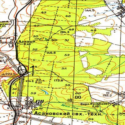 Avenza Systems Inc. Soviet Genshtab - o39-142 - Russia digital map