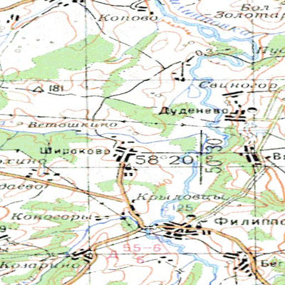 Avenza Systems Inc. Soviet Genshtab - o39-15 - Russia digital map