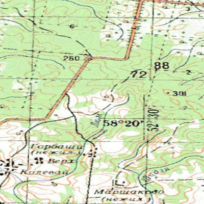 Avenza Systems Inc. Soviet Genshtab - o39-17 - Russia digital map