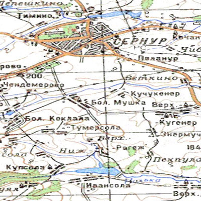 Avenza Systems Inc. Soviet Genshtab - o39-26 - Russia digital map