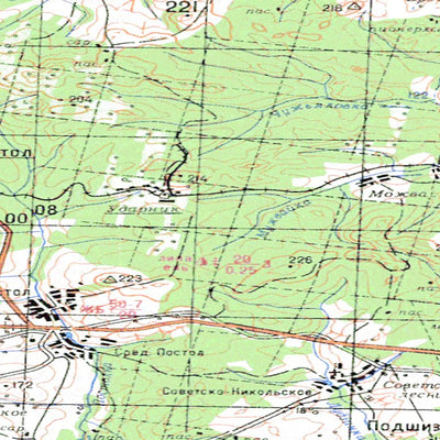 Avenza Systems Inc. Soviet Genshtab - o39-29 - Russia digital map