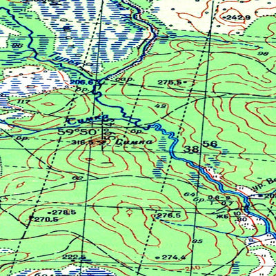 Avenza Systems Inc. Soviet Genshtab - o40-012 - Russia digital map
