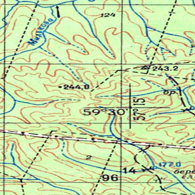 Avenza Systems Inc. Soviet Genshtab - o40-019 - Russia digital map