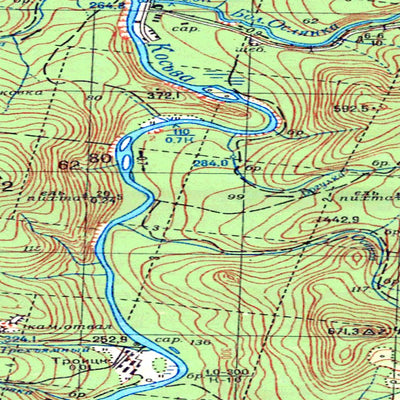 Avenza Systems Inc. Soviet Genshtab - o40-033 - Russia digital map