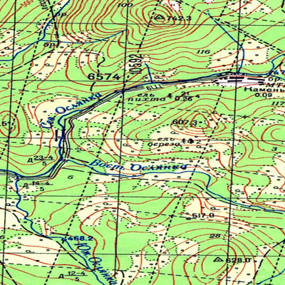 Avenza Systems Inc. Soviet Genshtab - o40-034 - Russia digital map