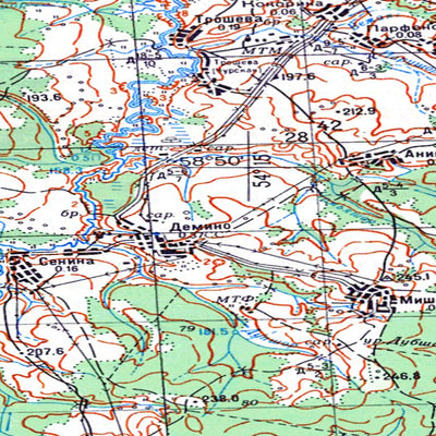 Avenza Systems Inc. Soviet Genshtab - o40-037 - Russia digital map
