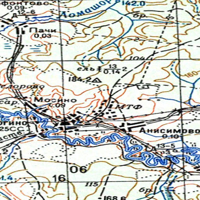 Avenza Systems Inc. Soviet Genshtab - o40-039 - Russia digital map