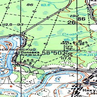 Avenza Systems Inc. Soviet Genshtab - o40-042 - Russia digital map