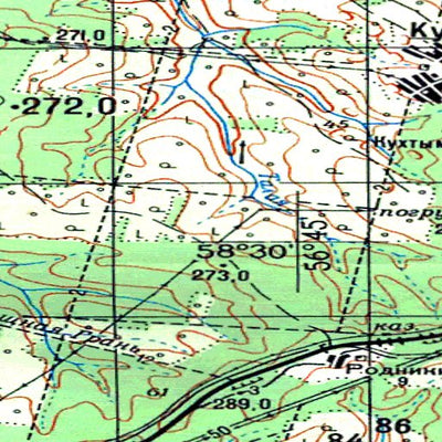 Avenza Systems Inc. Soviet Genshtab - o40-054 - Russia digital map
