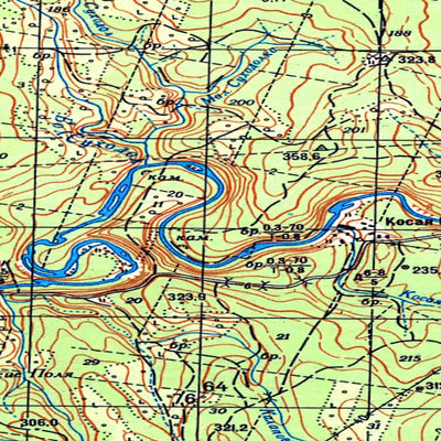 Avenza Systems Inc. Soviet Genshtab - o40-057 - Russia digital map