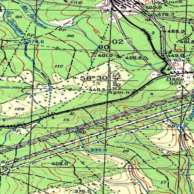 Avenza Systems Inc. Soviet Genshtab - o40-058 - Russia digital map