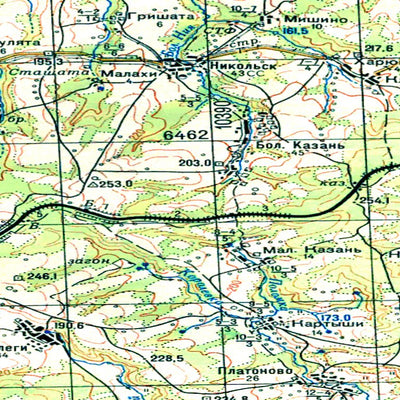Avenza Systems Inc. Soviet Genshtab - o40-063 - Russia digital map
