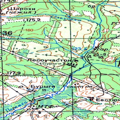Avenza Systems Inc. Soviet Genshtab - o40-064 - Russia digital map