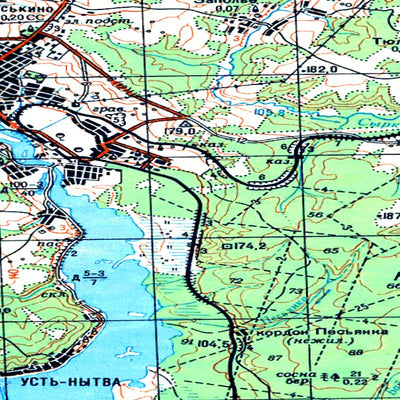 Avenza Systems Inc. Soviet Genshtab - o40-075 - Russia digital map