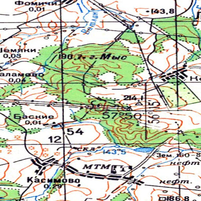 Avenza Systems Inc. Soviet Genshtab - o40-077 - Russia digital map