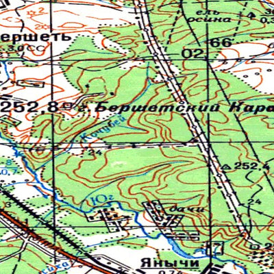 Avenza Systems Inc. Soviet Genshtab - o40-077 - Russia digital map