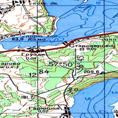Avenza Systems Inc. Soviet Genshtab - o40-078 - Russia digital map