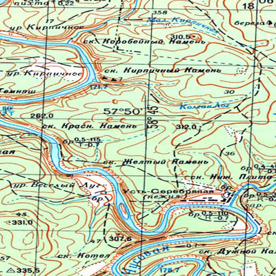 Avenza Systems Inc. Soviet Genshtab - o40-082 - Russia digital map