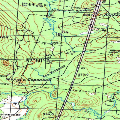 Avenza Systems Inc. Soviet Genshtab - o40-084 - Russia digital map