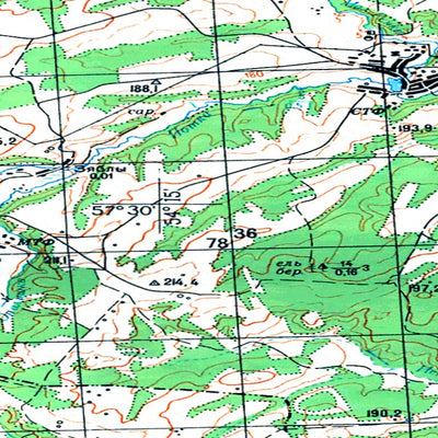 Avenza Systems Inc. Soviet Genshtab - o40-085 - Russia digital map