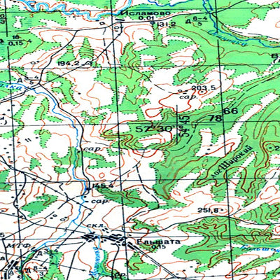 Avenza Systems Inc. Soviet Genshtab - o40-086 - Russia digital map