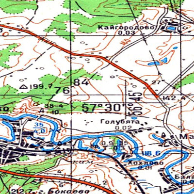Avenza Systems Inc. Soviet Genshtab - o40-090 - Russia digital map