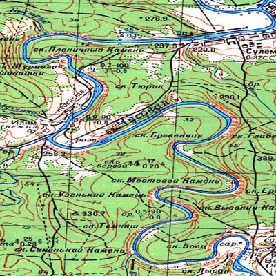 Avenza Systems Inc. Soviet Genshtab - o40-095 - Russia digital map