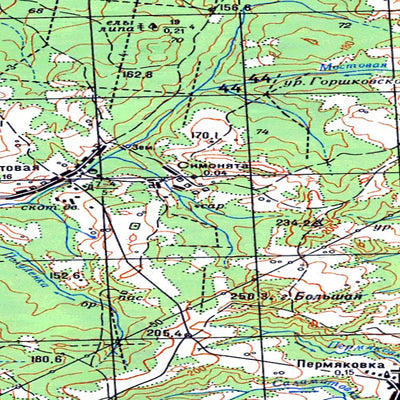 Avenza Systems Inc. Soviet Genshtab - o40-097 - Russia digital map