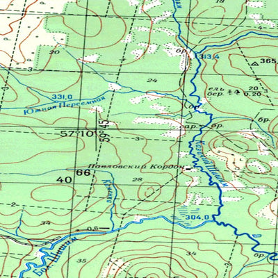 Avenza Systems Inc. Soviet Genshtab - o40-108 - Russia digital map
