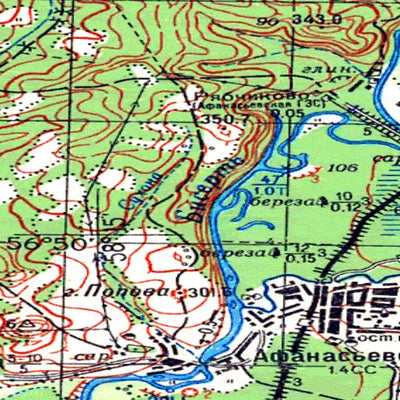 Avenza Systems Inc. Soviet Genshtab - o40-117 - Russia digital map