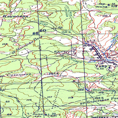 Avenza Systems Inc. Soviet Genshtab - o40-122 - Russia digital map