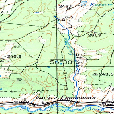 Avenza Systems Inc. Soviet Genshtab - o40-126 - Russia digital map