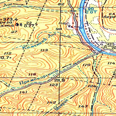 Avenza Systems Inc. Soviet Genshtab - o40-128 - Russia digital map