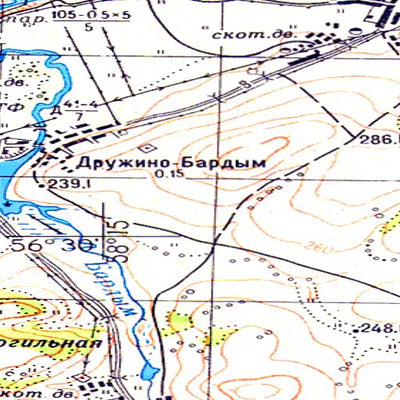 Avenza Systems Inc. Soviet Genshtab - o40-129 - Russia digital map
