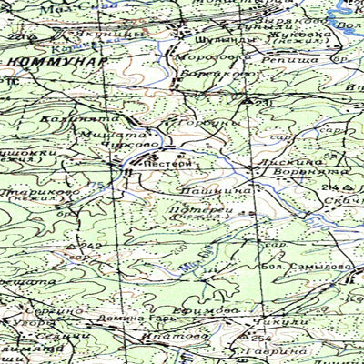 Avenza Systems Inc. Soviet Genshtab - o40-13 - Russia digital map