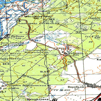 Avenza Systems Inc. Soviet Genshtab - o40-133 - Russia digital map