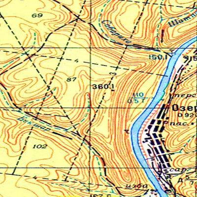 Avenza Systems Inc. Soviet Genshtab - o40-139 - Russia digital map