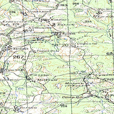 Avenza Systems Inc. Soviet Genshtab - o40-14 - Russia digital map