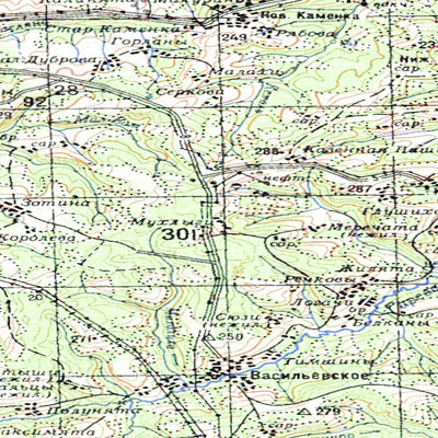 Avenza Systems Inc. Soviet Genshtab - o40-14 - Russia digital map