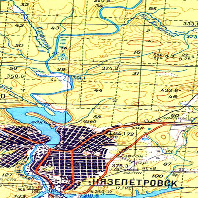 Avenza Systems Inc. Soviet Genshtab - o40-144 - Russia digital map