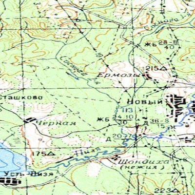 Avenza Systems Inc. Soviet Genshtab - o40-20 - Russia digital map